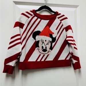 Disney Red and White Knit Sweater